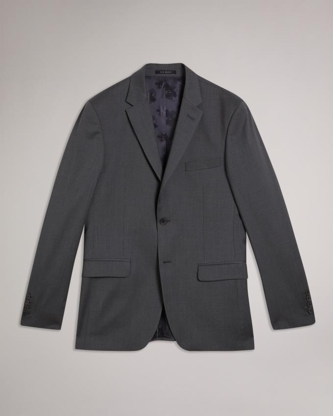 Veste Ted Baker Slim Charcoal Twill Suit Grise Homme | PUN-45050628